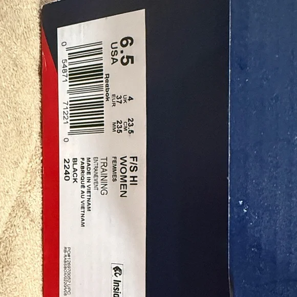 Reebok Classic Black High-Top Sneakers - Picture 5 of 6